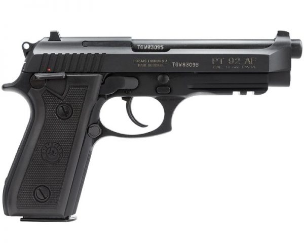 Taurus 92 Semi Auto Pistol Black 9 mm 5.0 inch 15 rd