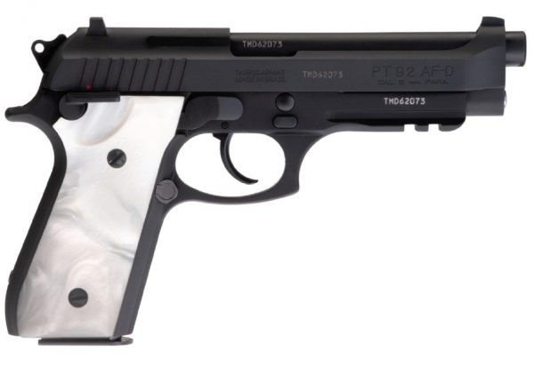 Taurus PT92 9MM DA BK/WHTE PEARL 17Rds