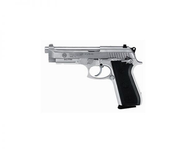 Taurus PT92 9mm Stainless Fixed Sights 17rd with Rail