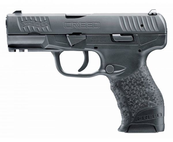 Walther Creed Semi-automatic Double Action 9MM 4-inch Polymer Black 10Rd