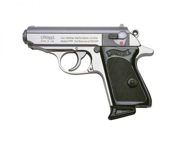 Walther PPK Stainless .380 ACP 3.3" 6 RD Fixed Sights