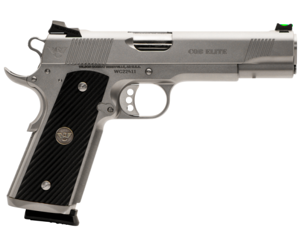 Wilson Combat 1911 CQB Elite Full Size Stainless .45 ACP 5" Barrel 8Rds Contrast Sights