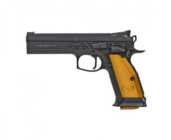 CZ 75 Tactical Sport Orange 9mm 5.4" Barrel 20-Rounds - Image 2