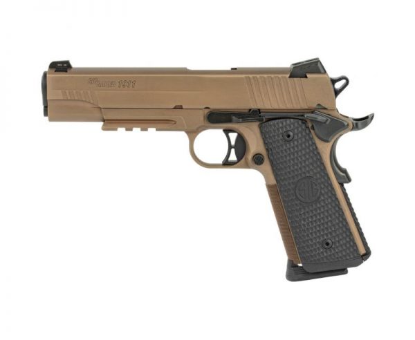 Sig Sauer 1911 Emperor Scorpion Flat Dark Earth .45 ACP 5-inch 8Rds Siglite Night Sights - Image 3