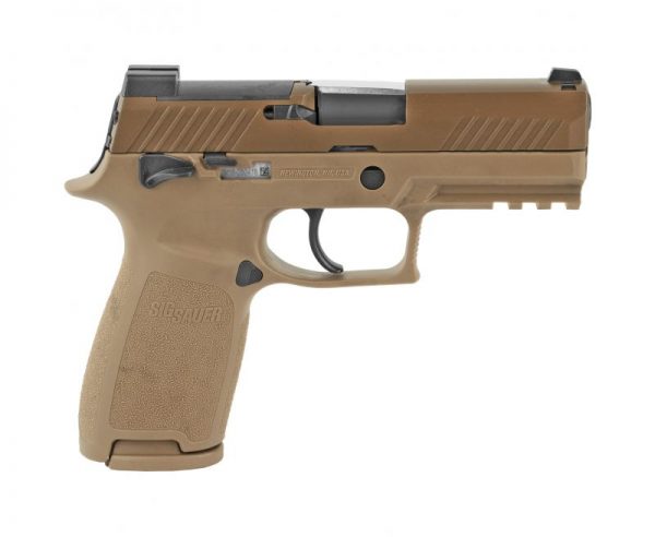 Sig Sauer P320 M18 Coyote Tan 9mm 3.9" Barrel 21-Rounds with Night Sights