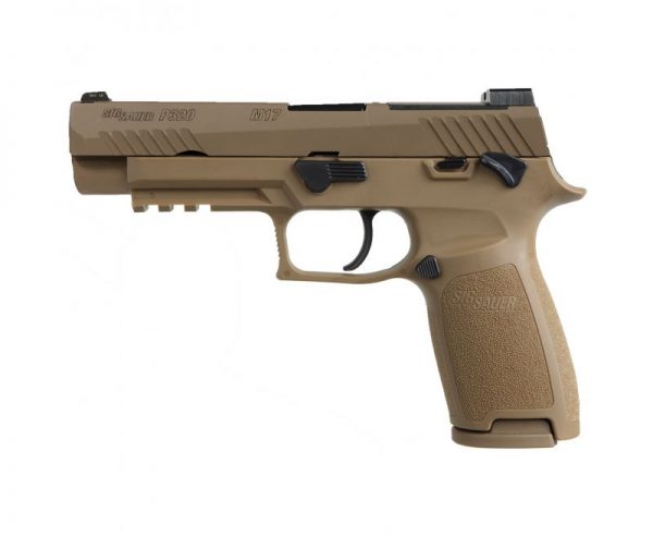 Sig Sauer P320 M17 Coyote Tan 9mm 4.7" Barrel 10-Rounds with Night Sights