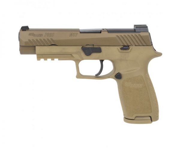 Sig Sauer P320 M17 Coyote Tan 9mm 4.7" Barrel 17-Rounds Night Sights - Image 3