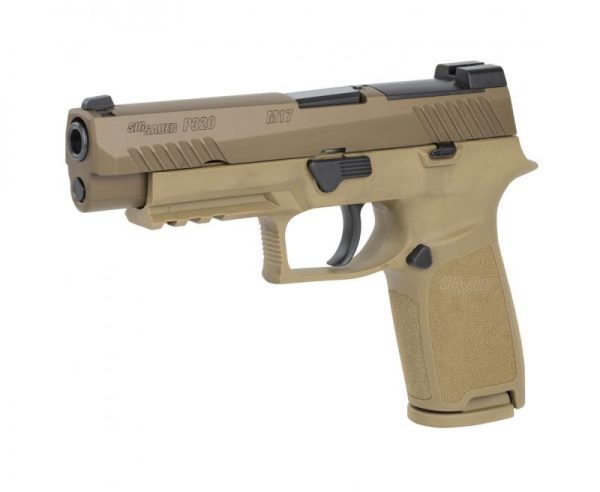 Sig Sauer P320 M17 Coyote Tan 9mm 4.7" Barrel 17-Rounds Night Sights - Image 2