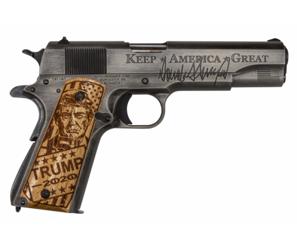 Auto-Ordnance Trump-3 2020 Special Edition 1911 Engraved .45 ACP 5" Barrel 7-Rounds