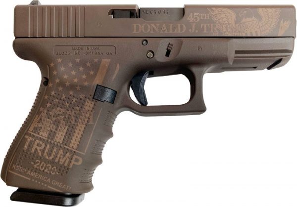 Glock 19 Gen4 9mm Patriot Brown 4.0-inch 15Rd Trump 2020 Exclusive USA Made - Image 2