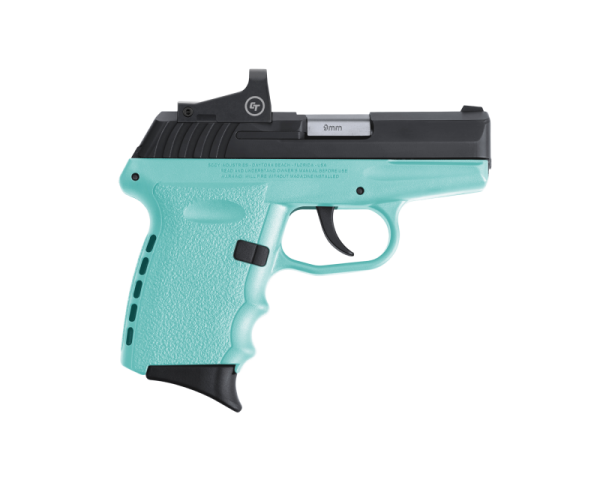 SCCY CPX-2 RD Robin's Egg Blue 9mm 3.1" Barrel 10-Rounds CTS-1500 Reflex Sight