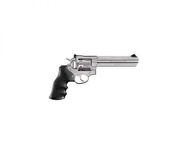 Ruger GP100 Stainless .357 Mag 6-inch 6Rd DA Hogue Monogrip