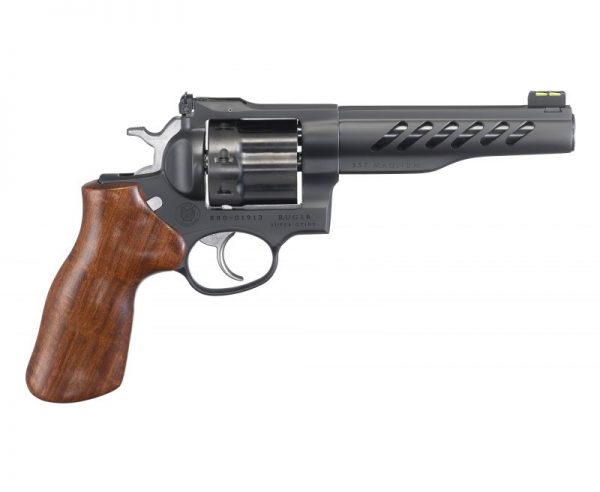 Ruger Super GP100 Competition Revolver Black / Hardwood .357 Mag / .38 SPL 5.5-inch 8Rds