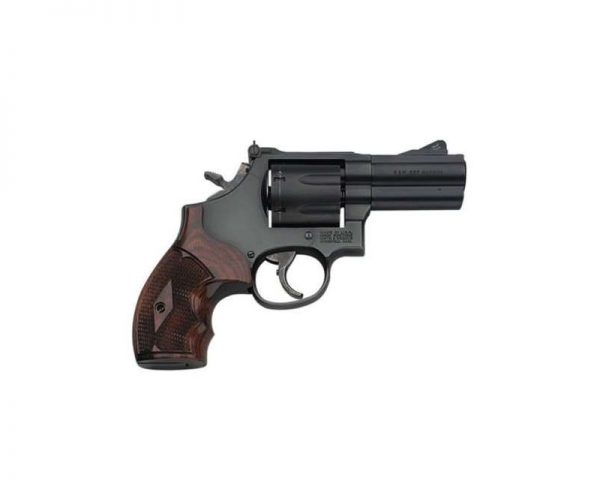 Smith and Wesson 586 L-Comp Black / Rosewood .357 Mag / .38 SPL 3-inch 7Rds Night Sight