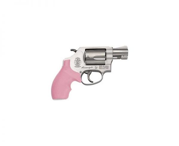 Smith and Wesson 637 1.875-inch 38 Stainless/Aluminum Pink Grip