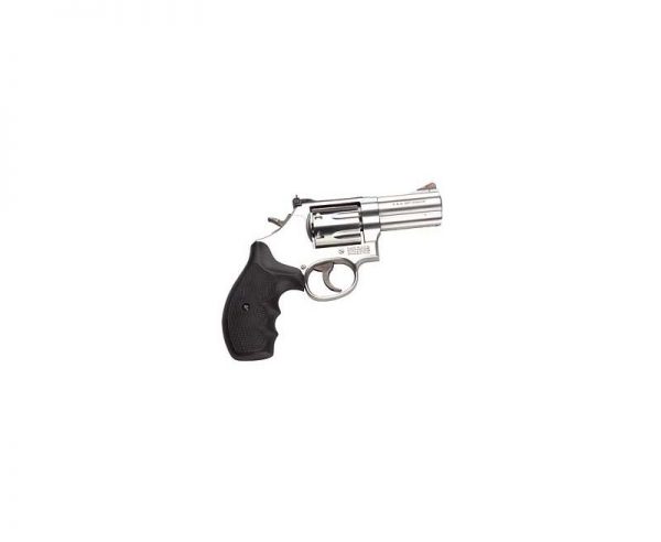 Smith and Wesson 686-6 Plus Stainless .357 Mag 3-inch 7Rd Red Ramp Sight