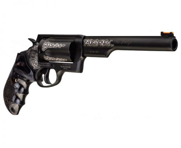 Taurus The Judge Magnum 410/45LC Engraved 3-inch-chamber 5-Rds 6-inch