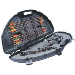 Flambeau Compound Bow Case 12 Arrow Rubber Racking System 47.5″L x 19.25″W x 5″D