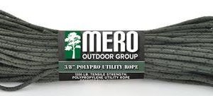 Mero Outdoor Group 3/8″ Polypro Utility Rope 50 Foot Camo