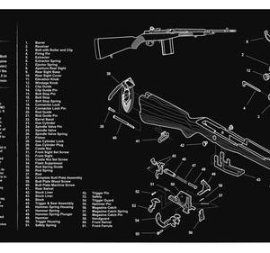 TekMat Original Cleaning Mat Springfield M1A 12″ x 36″