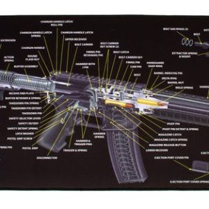 TekMat Ultra Premium Cleaning Mat AR-15 3D Cutaway 15″ x 44″