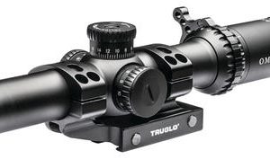 Truglo OMNIA Illuminated ReticleTactical Rifle Scope 1-6×24 Multi Coated Lens 30mm Tube Matte Finish Black