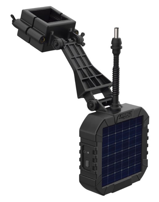 American Hunter Solar Panel Charger for XD-Pro/XDE-Pro/Econ Feeder Kits Black