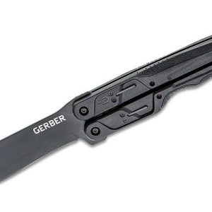 Gerber DoubleDown Folding Machete 6.75″ 420HC Black Recurve Blade QuadLock