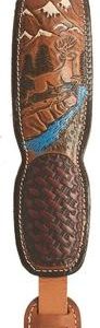 Hunter ProHunter Leather Sling Tan with Jumping Deer Graphic