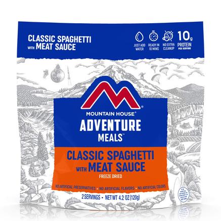 Mountain House Adventure Meals Freeze Dried Spaghetti with Meat Sauce