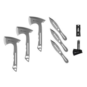 Smith and Wesson Throwing Combo – Set of 3 Axes and Knives