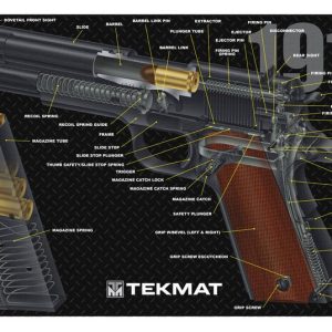 TekMat Original Cleaning Mat 11×17″ with 1911 3D Diagram