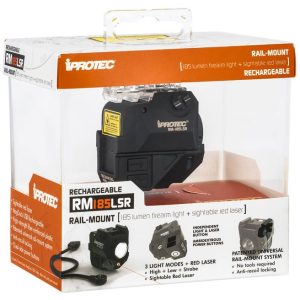 iProtec RM185LSR Laser & Light Combo Red Laser 185 Lumens