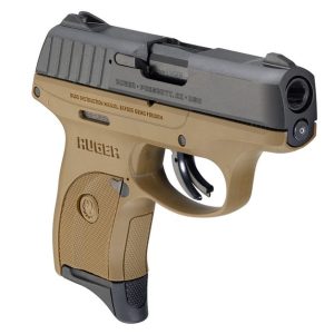 Ruger EC9S Black/FDE 9mm 3.12″ Barrel 7-Rounds