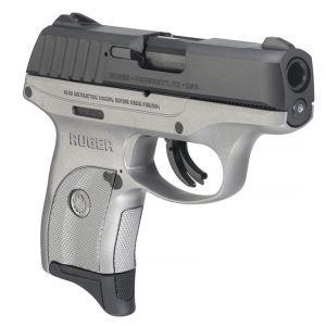 Ruger EC9s Pistol Silver/Black 9mm 3.12″ Barrel 7-Rounds Fixed Sights
